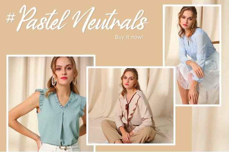 Allegra K Pastel Neutrals